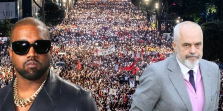 Aktivisti zbulon gafën e Kanye West, këngëtari s’e ka idenë se ku do këndojë. Ngatërron Shqipërinë me…