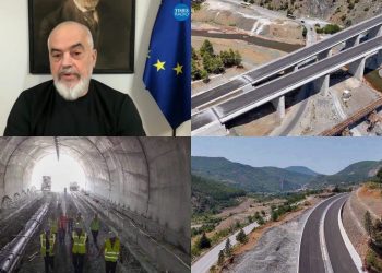 “Kjo është super rruga”/ Tjetër tunel, Rama që në mëngjes tregon aksin që lidh Tiranën me…