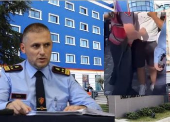 Goditi me grusht protestuesin, e pëson keq efektivi i policisë/ Skënder Hita jep urdhër që…