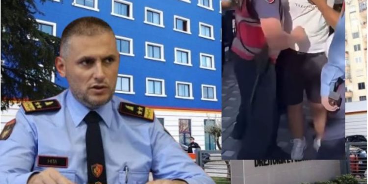 Goditi me grusht protestuesin, e pëson keq efektivi i policisë/ Skënder Hita jep urdhër që…