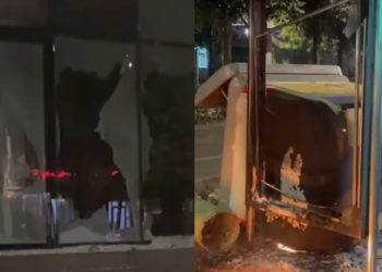 Studentët i “vunë flakën” Tiranës/ Dalin pamjet brenda Ministrisë ç’kanë prishur…