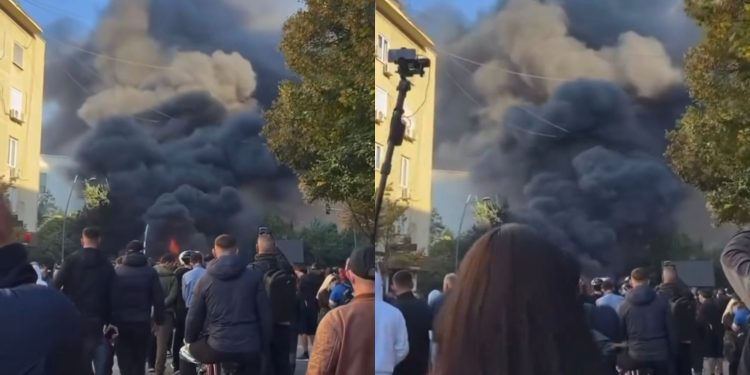 Militantët e PD bëjnë skenë lufte! Tirana në kaos, pamje të pabesueshme…