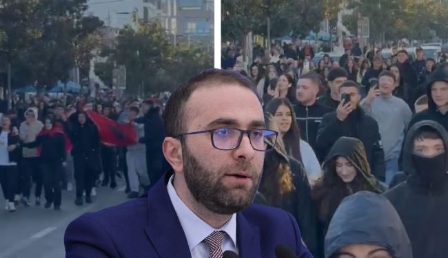 Pamje të pazakonta! Të shtrirë në tokë dhe të bërë “pilaf”! Gaz Bardhi tregon VIDEO brenda Komisariatit të policisë