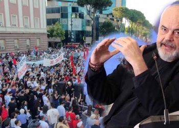 “Nuk tërhiqet!”/ Protesta sjell kaos në Tiranë, Edi Rama bën lëvizjen që tërheq vëmendjen…
